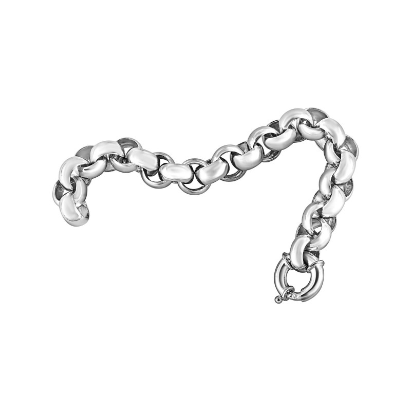 L Jaseron mesh bracelet - Bracelets silver - Guiot de Bourg