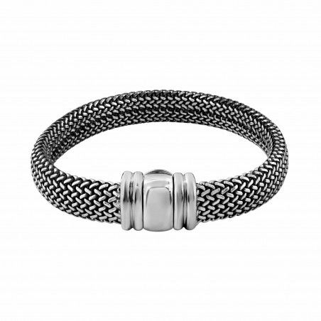 Braided link bracelet