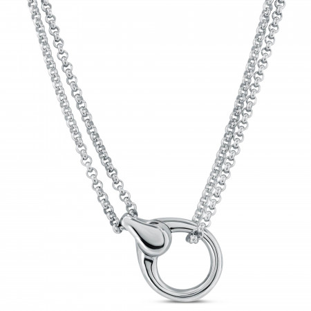Collier fermoir mousqueton M