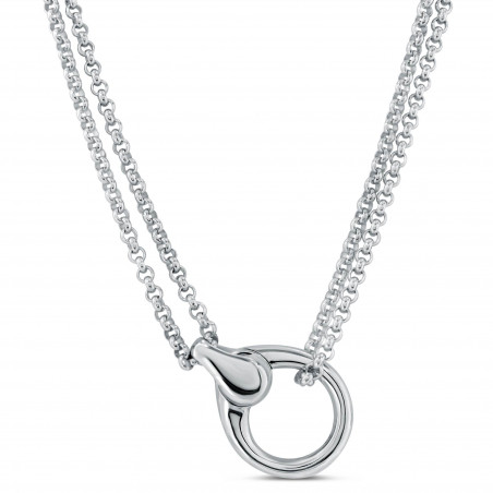 Collier fermoir mousqueton M