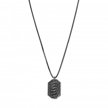 Sterling silver "CROCODILE" pendant