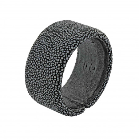 Bracelet galuchat noir