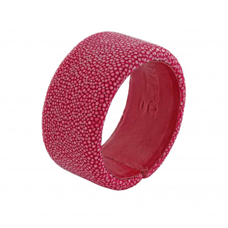 Fuchsia shagreen bracelet