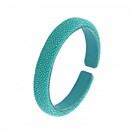 Bracelet galuchat turquoise 10