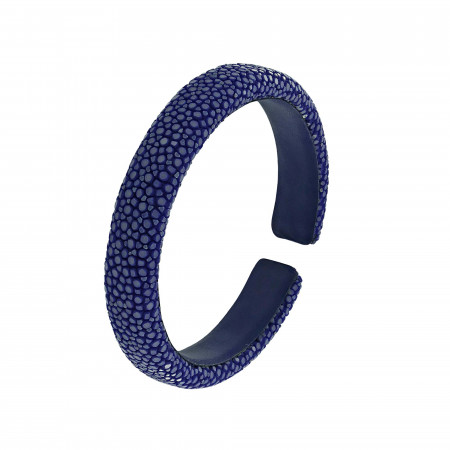 Blue shagreen bracelet