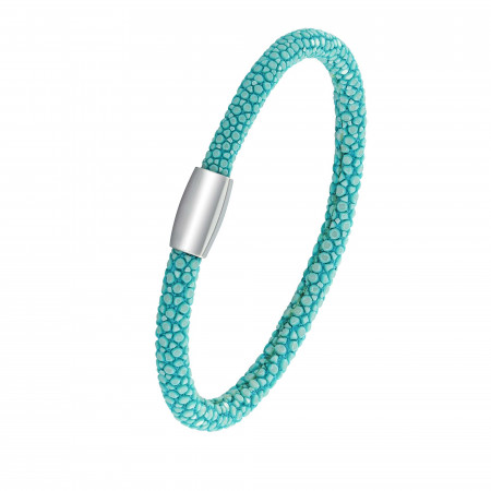 Turquoise shagreen bracelet