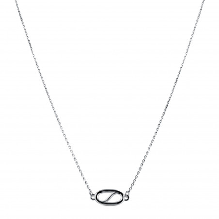 Little S link necklace