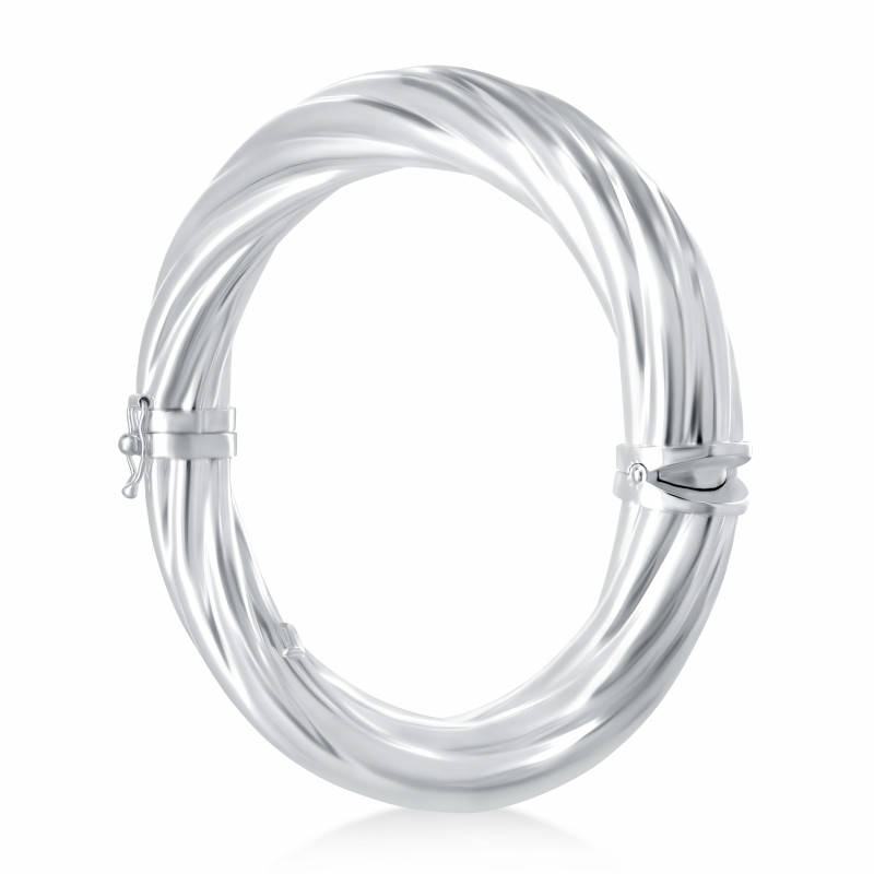 Bracelet Lexiane 10 millimètres - Bracelets rigides en argent - Guiot de Bourg