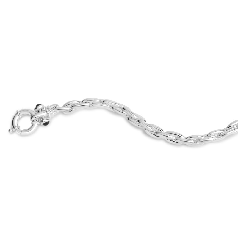Black onyx clasp bracelet - Bracelets silver - Guiot de Bourg