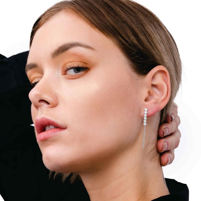 Boucles d'oreilles Catherine - Boucles d'oreilles en argent - Guiot de Bourg