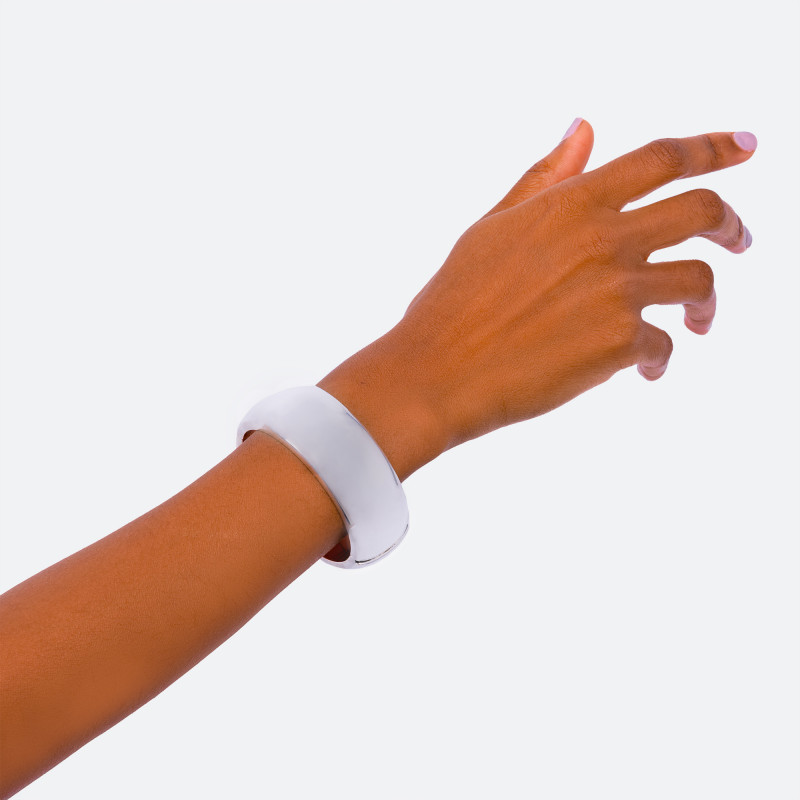 Bracelet Naomie 25 millimètres - Bracelets rigides en argent - Guiot de Bourg