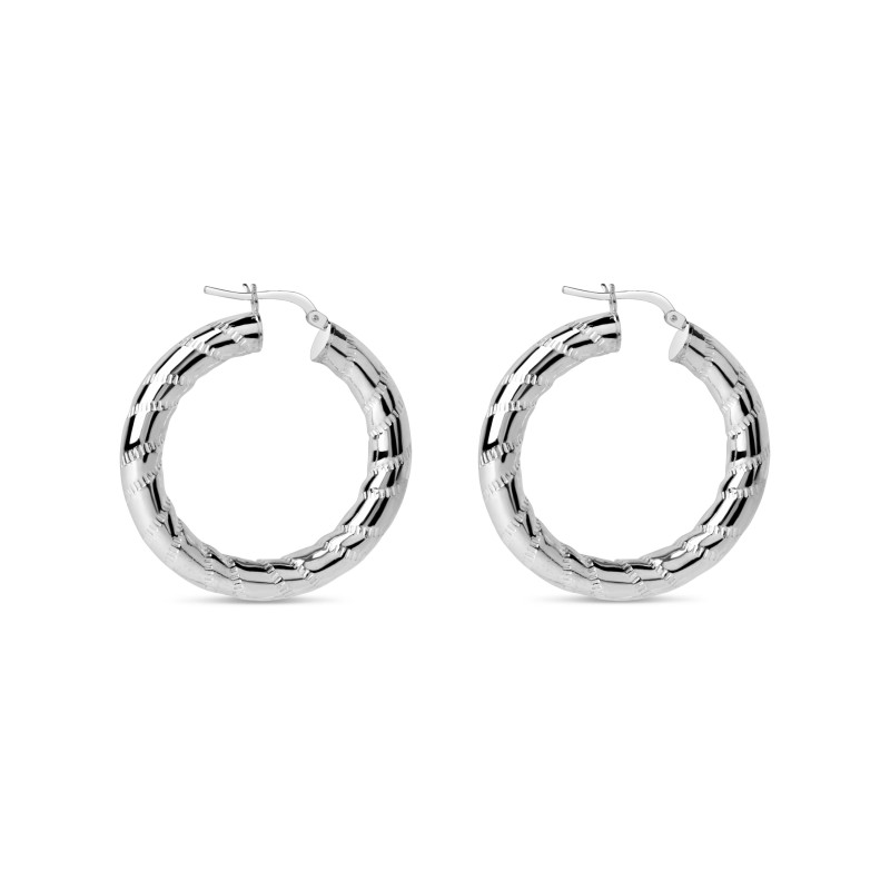 Boucles d'oreilles Tiphaine 32mm - BOUCLE D'OREILLE - Guiot de Bourg