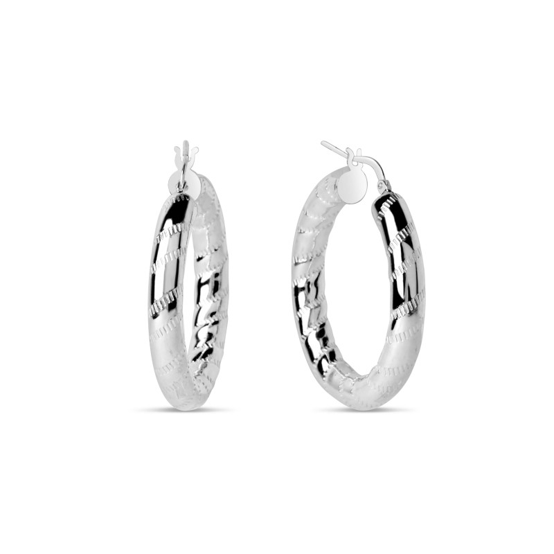 Boucles d'oreilles Tiphaine 32mm - BOUCLE D'OREILLE - Guiot de Bourg