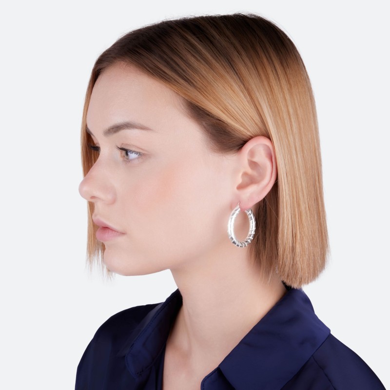 Boucles d'oreilles Tiphaine 32mm - BOUCLE D'OREILLE - Guiot de Bourg