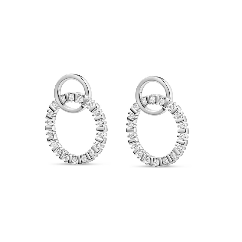 Boucles d'oreilles Anaé - Boucles d'oreilles en argent - Guiot de Bourg