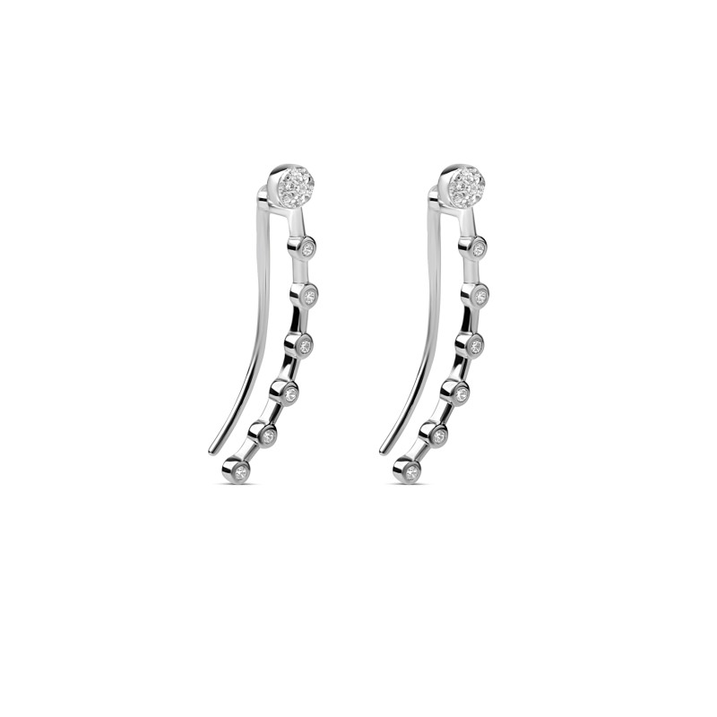 Boucles d'oreilles Léonore - Boucles d'oreilles en argent - Guiot de Bourg