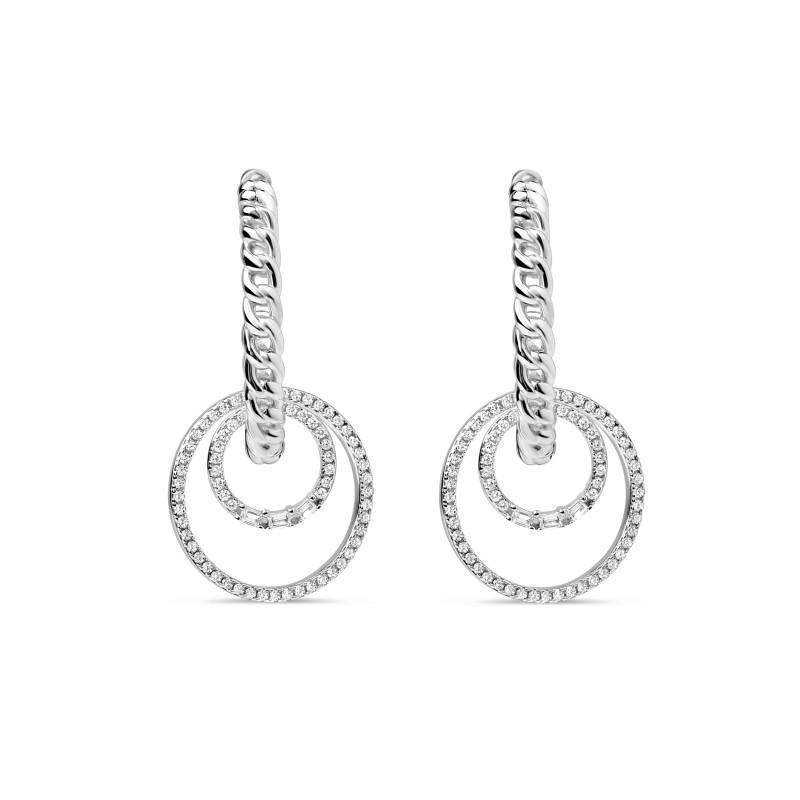 Boucles d'oreilles Melya - Boucles d'oreilles en argent - Guiot de Bourg