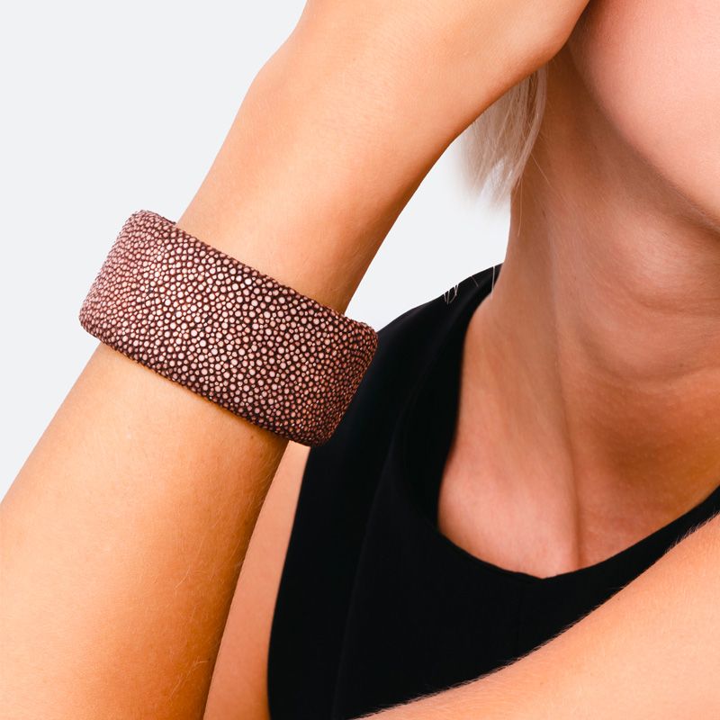 Bracelet galuchat marron 30 - Galuchat - Guiot de Bourg