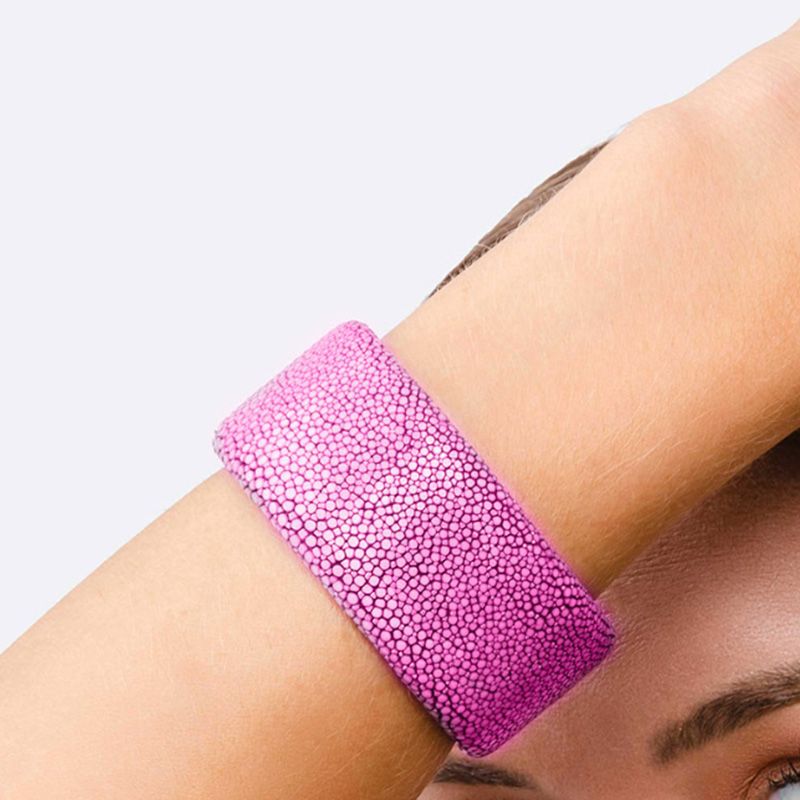 Bracelet galuchat fuchsia 30 - Galuchat - Guiot de Bourg