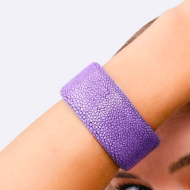 Bracelet galuchat violet 30 - Galuchat - Guiot de Bourg
