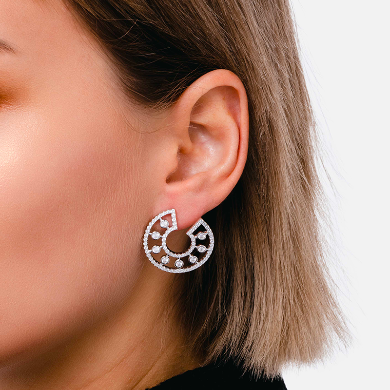 Boucles d'oreilles Noalie - Boucles d'oreilles en argent - Guiot de Bourg