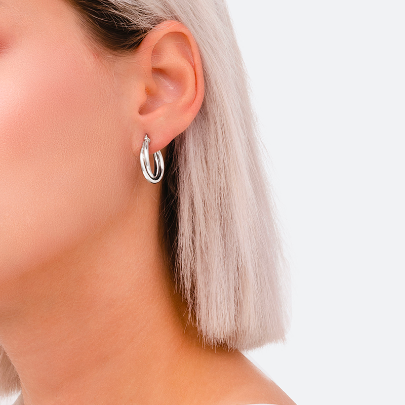 Boucles d'oreilles Aya - Boucles d'oreilles en argent - Guiot de Bourg