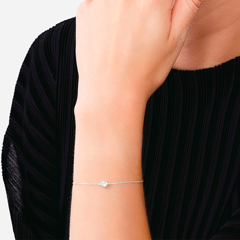 Solitaire bracelet - Bracelets silver - Guiot de Bourg